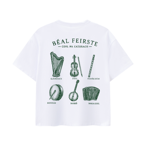 BÉAL FEIRSTE · CEOL NA CATHRACH · MÉID DO PHÁISTÍ
